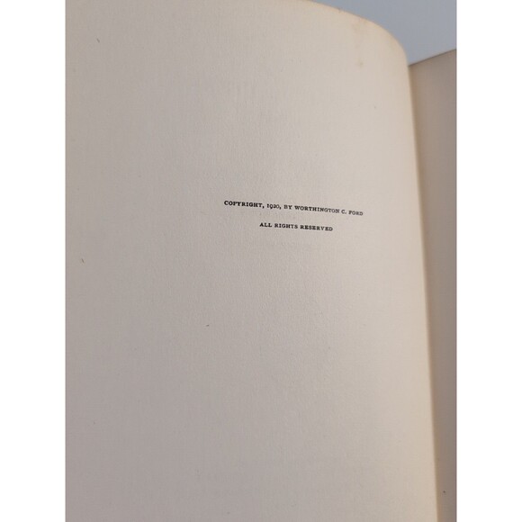 Cycle of Adams Letters 1861–1865 - Worthington Ford - 1920 HC Illustrated - Picture 7 of 16